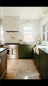Green Kitchen Cabinet Designs |Olive Green Kitchen Combinations |#olivegreen