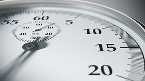 Precision Stopwatch Measuring Time Animation