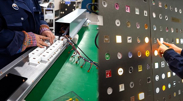 Expert Production Of Elevator Buttons In A Specialized Factory