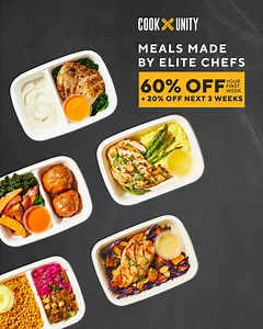 1.8K views | Ready for a culinary escape? Get mouth-watering meals crafted by award-winning chefs delivered right to your door. | CookUnity | Facebook