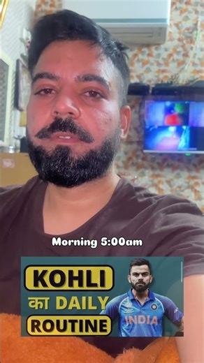I Copied Virat Kohli's Daily Routine for 100 days 😳#ViratKohliMorningRoutine #earlymorning #shorts
