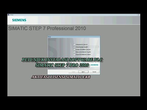 INSTALATION SIMATIC STEP 7 PRO & LICENSE EKB (SIEMENS PLC SOFTWARE)