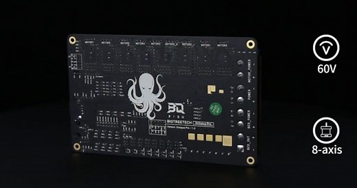 BTT Octopus Pro: Natural evolution of Octopus for high performance and speed machines - 3DWork