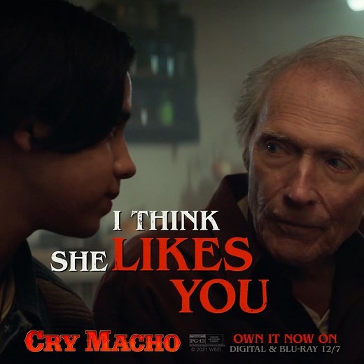 Cry Macho Film on Instagram: "Rafo’s just saying what we’re all thinking 🤭 #CryMacho, directed by and starring the legendary Clint Eastwood — Own now, watch instantly: Link in bio."
