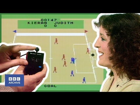 1980: Hyper-Realistic COMPUTER FOOTBALL | Tomorrow's World | Retro Gaming | BBC Archive