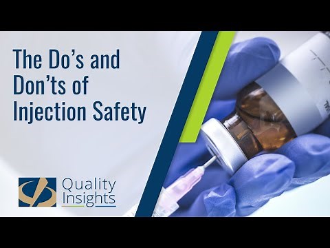 The Do’s and Don’ts of Injection Safety