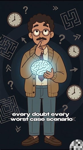 Why do you think too much at night? #psychology #2d #motivation #night