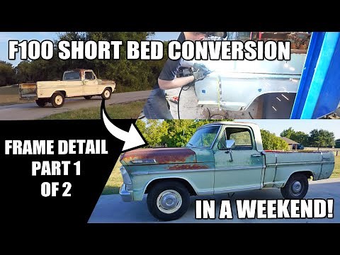 F100 Long Bed to Short Bed Weekend DIY