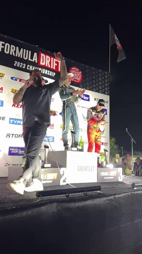 Adam Lz secured his first, 1st place podium tonight 🏆. Congrats and enjoy this victory 💪🏼! #RTRvehicles #MustangRTR #FormulaDrift | RTR Vehicles