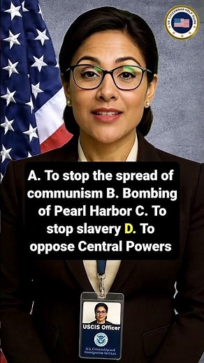 QUIZ Question 106 from 128 Civics Test for US Citizenship Naturalization Interview 2025-2026 #shorts