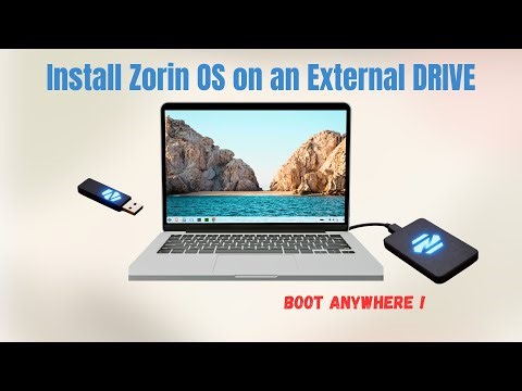 How To Safely Install ZORIN OS 18 On An External SSD | Make Portable Zorin OS System