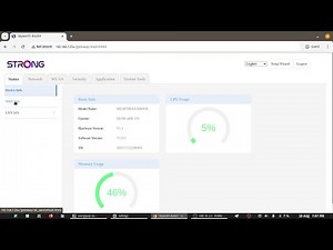 Web Admin Interface: STRONG ATRIA AX3000 Mesh Wi-Fi 6 System