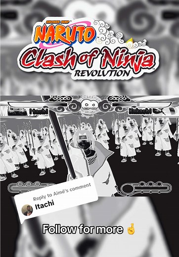 Replying to @Aimé Gotta glaze Itachi every chance I get 😂 Naruto Clash of Ninja Revolution 🌀 #narutogaming #narutoclashofninjarevolution #itachi #itachivskakashi #kakashihatake