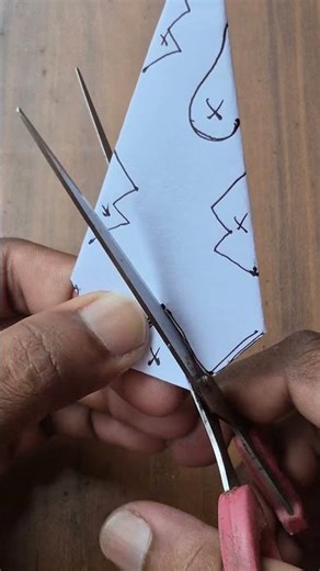 Amazing snowflake ❄️ #howtomake #viral #trendingshorts