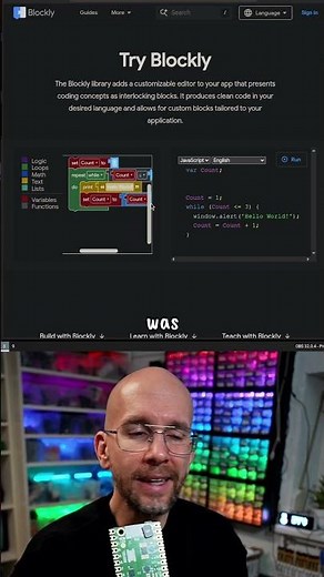 Blockly as an introduction to programming