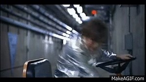 Austin Powers - 3 point turn / maneuvering / parking Scene on Make a GIF