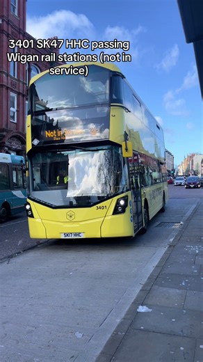 Bus Not In Service in Wigan, Greater Manchester