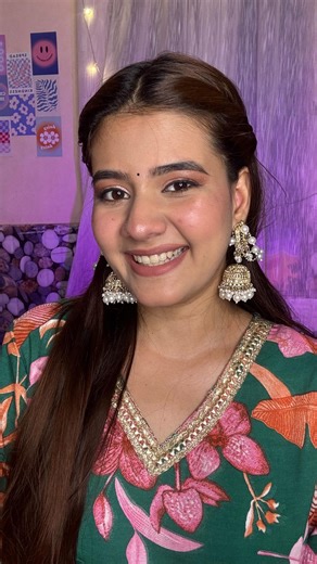 Ashima Saxena on Instagram: "PART 2 is here ✨ Prouduct used Concealer @swissbeautyselect Foundation @maybelline_ind Lipstick @nykaacosmetics Blush @etudeindia Fixer @maccosmeticsindia #makeup #makeuptutorial"