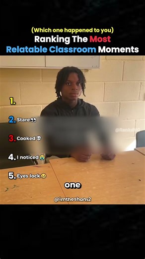 Ranking The Most Relatable Classroom Moments😂 #shorts