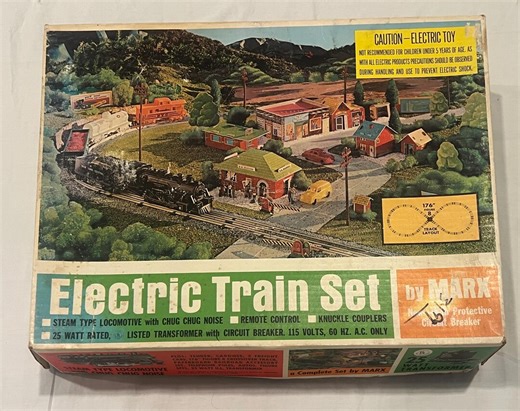 Vintage Marx Electric Train Set W/ Box, Transformer, Accessories – Complete Working - Etsy