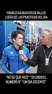 57K views · 4K reactions | Con mucho viento en el circuito, Franco cuenta detalles de las practicas que son interesantes para tener en cuenta sobre el rendimiento de hoy y a futuro  @francolapinto.fan seguinos, vivi y revivi los mejores momentos de Franco en su carrera, veamoslo crecer y conquistar la maxima competencia  #francolapinto #alpine #f1 #formulaone #motorsport #fblifestyle | Franco Colapinto | Facebook