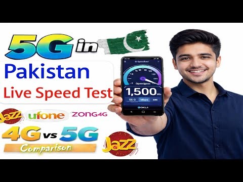 Live internet speed test | internet speed test | jazz 5G Ufone 5G |