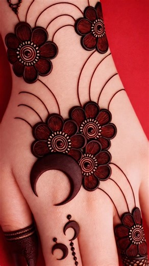 mehndi design for front hand|| mehandi design|| easy mehndi design||