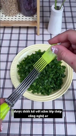 Kéo 5 Lưỡi Inox Đa Năng – Cắt Hành Lá, Rong Biển Siêu Nhanh