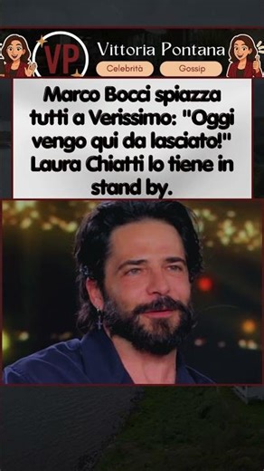 Marco Bocci sconvolge Verissimo: "Sono il più lasciato della storia" — la verità su Laura Chiatti