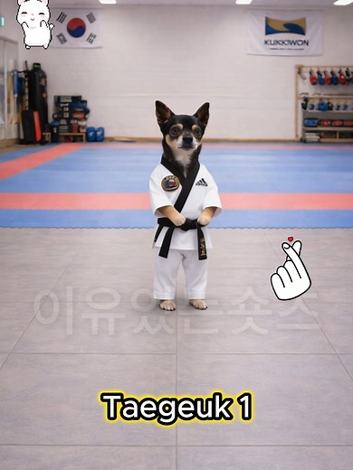 태극 1장 빵돌이 跆권도 품새 훈련