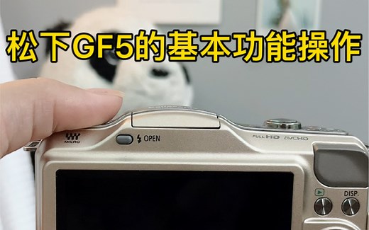 松下GF5微单相机基本操作教程