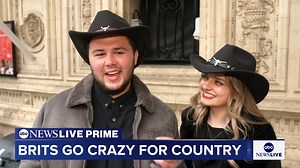 Country music was the fastest-growing genre in the UK last year. ABC News’ Maggie Rulli is in London to find out why American country music is taking Britain by storm— just as the Grand Ole Opry rolls into town. | ABC News Live