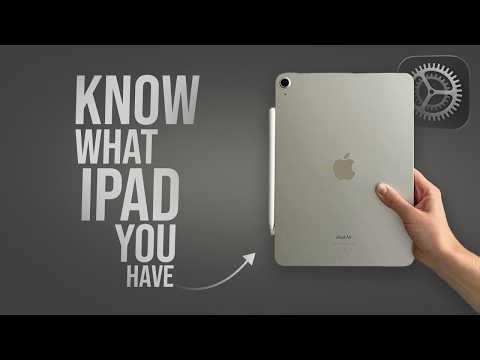 How to Know What iPad You Have (tutorial)