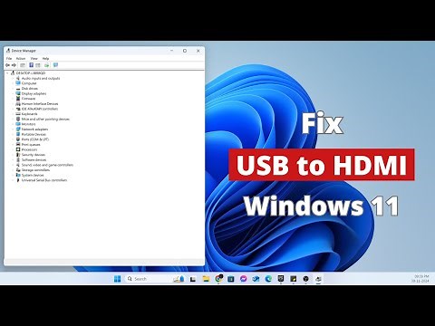 How To FIX USB to HDMI Adapter Not Working on Windows 11