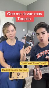 Tía y sobrino cantando 🎶 ❤️ Un bonito momento con mi talentoso sobrino Eduardo Antonio Treviño 👏🏻👏🏻🎶🎶🥰🥰 Canción: “Que me sirvan más Tequila” Autor: Marisol Castillo | Marisol Castillo