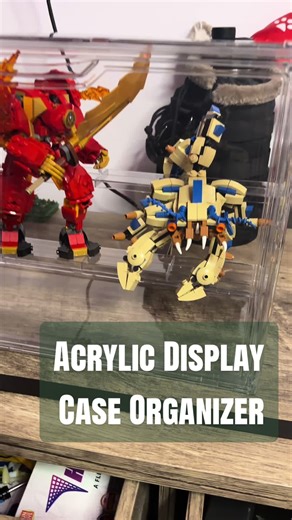 Clear stackable cases that keep collectibles dust-free and organized. @VTOPMART-TT #organization #displaycase #TikTokShopCreatorPicks #TikTokShopStockUp #TikTokShopMothersDay