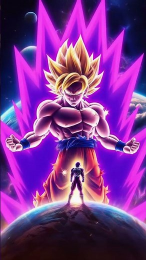 🔥 Goku vs Frieza Epic Battle | 8K Ultra HD Vertical Anime Fight (9:16)