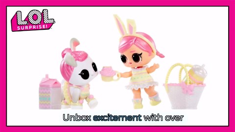 LOL Surprise Pastel Party Collection Limited-Edition Doll with 6+ Surprises to UNbox Including Hops Tot with Matching Easter Fashions and Accessories – Great Gift for Kids Ages 4+