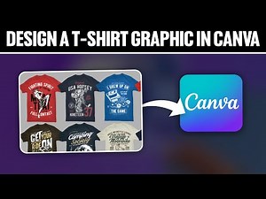 How To Design a T Shirt Graphic in Canva For Beginners ! (Full Tutorial)