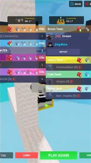 Hacker on Roblox bedwars