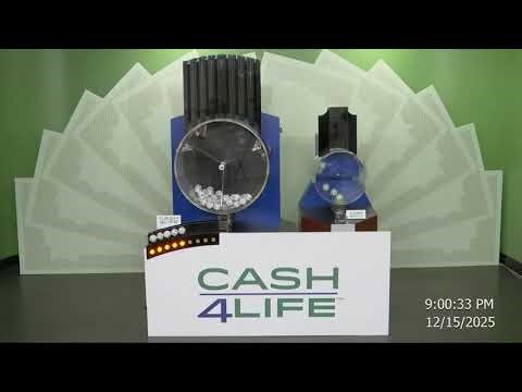 Cash4Life Drawing 12-15-2025