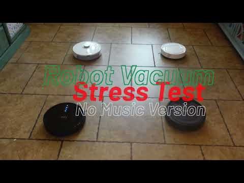 NO MUSIC Version Robot Vacuum Christmas Stress Test 🎄 Rice & Confetti Cleanup!