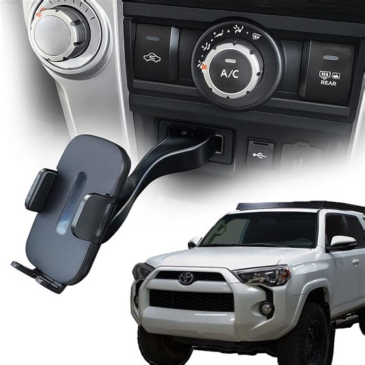Best Phone Mount Available for the 5th Gen 4runner 2014 - 2024. Just Smash It Into That Worthless Cubby in the Dash - Etsy