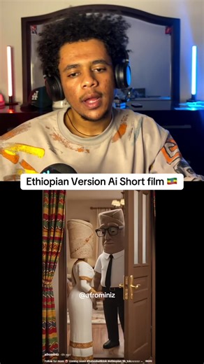 I didn’t create this video, I only reacted on it #ethiopian_tik_tok #ai