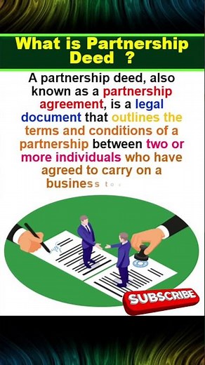 What Is Partnership Deed ?