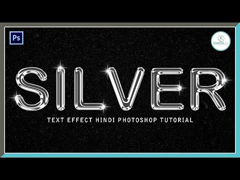 How to create Silver Text Effect in Photoshop | Text Effect | Photoshop Tutorial