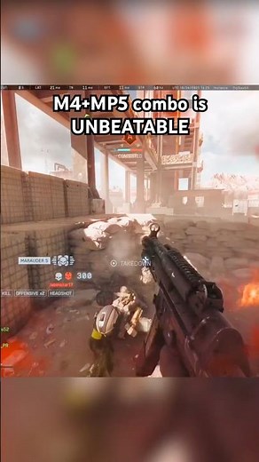 M4 + MP5 combo is UNBEATABLE #battlefield #battlefield6