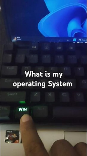 What is my operating System in computer | #computertips #asmr #windowstricks #keyboard #windows