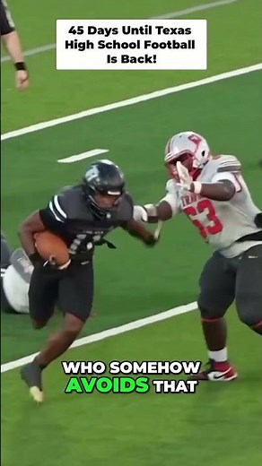 Posting 1 play every day until Texas High School Football is back! 45 Days left!