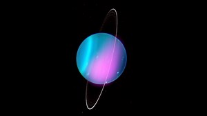 What is causing X-rays coming from Uranus?